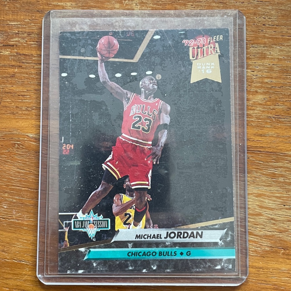 Michael Jordan Fleer Ultra Basketball Card